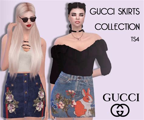 gucci gg a-line skirt|gucci skirt sims 4.